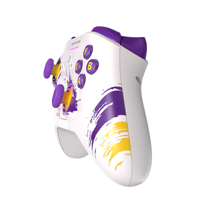 DAREU H105 Tri-Mode Wireless Gamepad 360° Joystick Controller (White Purple)_img_1
