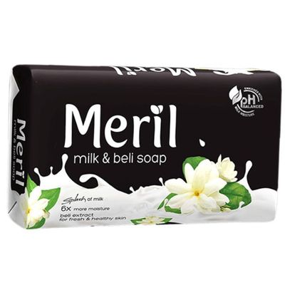 Meril Milk & Beli Soap Bar 150gm(মেরিল দুধ ও বেলি সাবান বার)_img_0