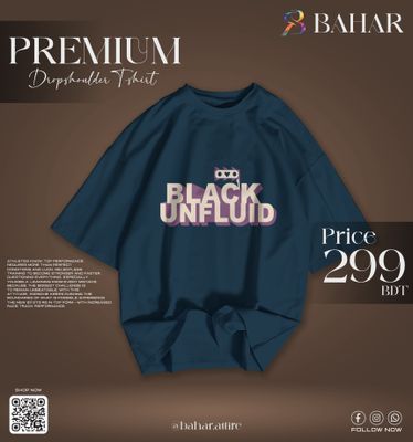 Oversized T-Shirt (Black Unfluid)