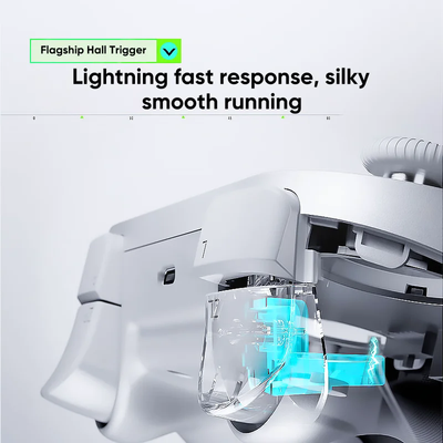 ThundeRobot G45 Pro Tri Mode Hall Trigger Gaming Controller For PC/Switch/IOS/Android | White_img_1