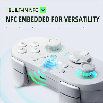 ThundeRobot G45 Pro Tri Mode Hall Trigger Gaming Controller For PC/Switch/IOS/Android | White_img_3