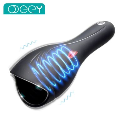 Powerful Vibrating Tongue Licking Vibrator Male Glan Massager Delay Stamina Trainer Oral Sex Climax Masturbation Sex Toy for Men_img_0