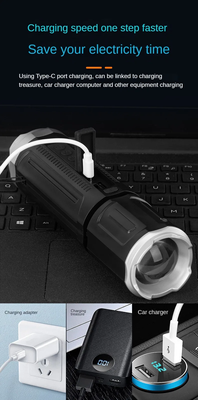 Portable Bluetooth Speaker With Zoomable Flashlight - 4 Dimming Modes FM Radio Long Lasting Life_img_4