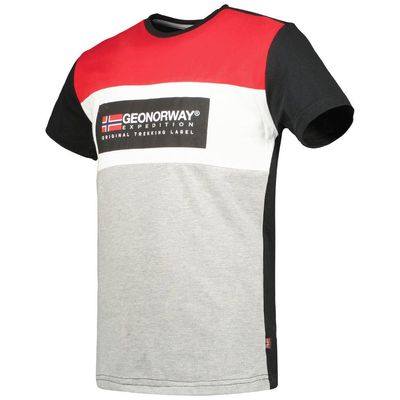 Men's T-shirt Short Sleeve, Round Neck Black_img_2