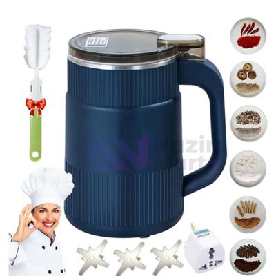 Spice Grinder - 4 Blades, 300+ Stainless Steel for Fine Powder | High-Performance Grinding_img_3