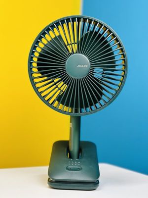 JISULIFE FA13R Rechargeable Clip Fan (8000mAh)- Green Color_img_1