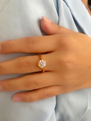 Moona solitaire ring - adjustable_img_0