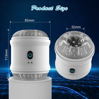 Blowjob Male Maturbator Adult Sex Toys for Men Open-Ended Vibrating Hands Free Stroker Penis Vibrator Trainer Sexual Pleasure_img_3