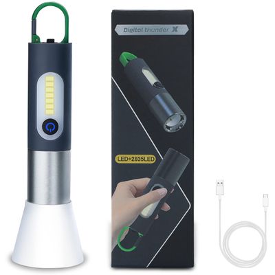 Zoomable LED Flashlight 4Modes Light Floodlight Suitable for Torch Outdoor Camping_img_1