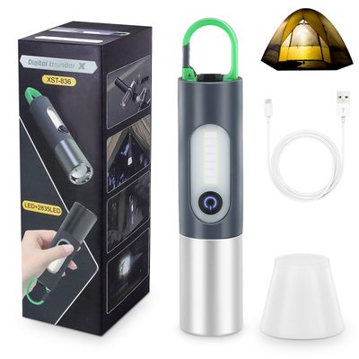 Zoomable LED Flashlight 4Modes Light Floodlight Suitable for Torch Outdoor Camping_img_3