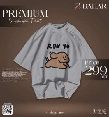 Drop Shoulder T-Shirt (Run to Puppies)_img_9