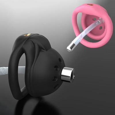 25 New Models of Chastity Lock for Men Embedded Small Lock Core Birdcage Pot Cover Ring and Grooming Equipment Alternative Toys_img_12
