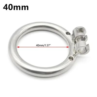 Stainless Steel Men Chastity Cage Set with Penis Lock Adjustable Restraint Belt Premium Male Chastity Device for Safe Adult Play_img_2