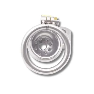 Stainless Steel Men Chastity Cage Set with Penis Lock Adjustable Restraint Belt Premium Male Chastity Device for Safe Adult Play_img_5