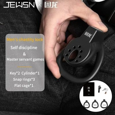 Male Chastity Device 3 Adjustable Cock Rings Penis Cage for Men Adult Male Sex Toy Lockable Comfort Premium Male Chastity Toy 18_img_8