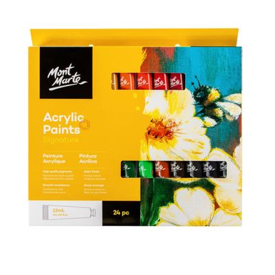 Mont Marte Acrylic Paints  24pc x 12ml_img_0