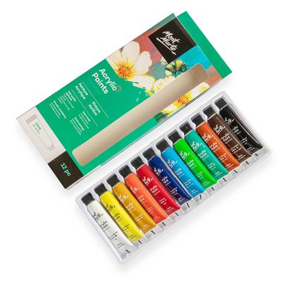 Mont Marte Acrylic Paints  12pc x 12ml_img_1