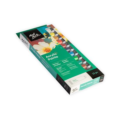 Mont Marte Acrylic Paints  12pc x 12ml_img_2