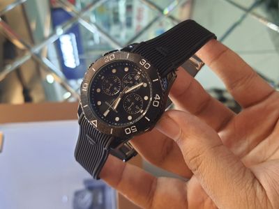 Tag Heuer Aquaracer Non Waffle Full Black Belt_img_0