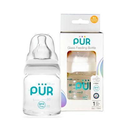 PUR Standard Glass Feeding Bottle - (120-123)_img_1