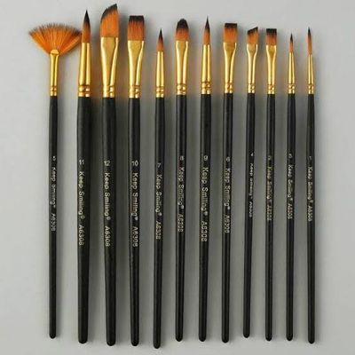 Keep Smiling Artist Brush 12 pc Sets. Premium quality_img_1