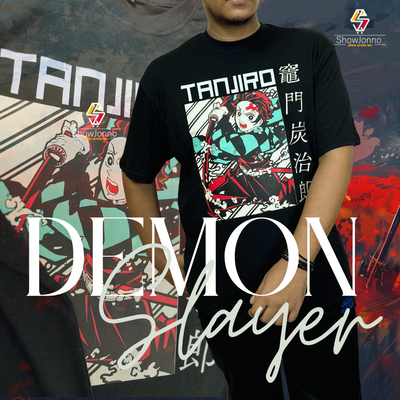 Demon Slayer Regular Fit T-Shirt-Black