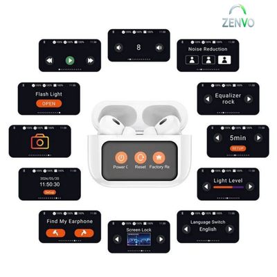 Hoco EW72 ANC TWS Earbuds With HD Display_img_2
