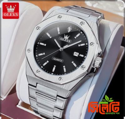 OLEVS 3613 Luxury Business Watch for Man Sport Stainless Steel Men Watch Luminous Date Watches Quartz Clock Reloj_img_1