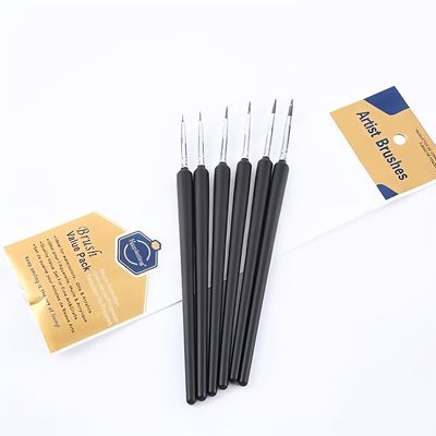 Keep Smiling 6 pcs Set Liner Brush Fine Detailing Paint Brush for Painting_img_1