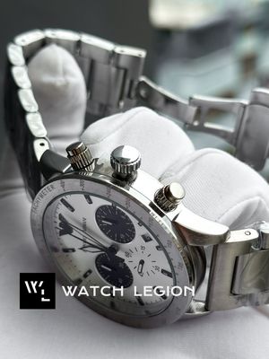 ARMANI CH MATT SILVER WHITE DIAL BLACK SUB_img_2
