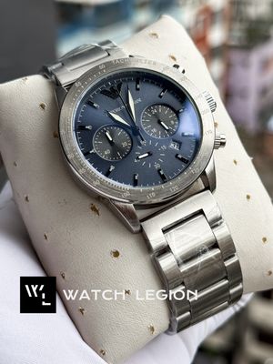 ARMANI CH MATT SILVER BLUE DIAL_img_0