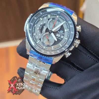 Edifice Master Grade || Japan Movement | Chain Style | Silver Black_img_1