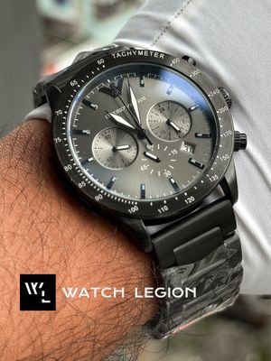 ARMANI CH MATT BLACK GREY DIAL_img_2