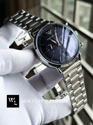 ARMANI CHAIN OVAL SIMPLE BLUE DIAL