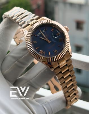 ROLEX CHAIN BLUE DIAL ROSE GOLD BODY_img_0