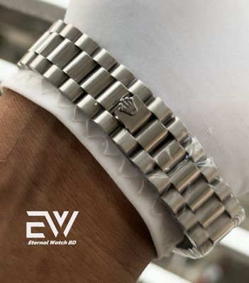 ROLEX CHAIN OLIVE DIAL SILVER BODY_img_2