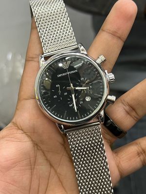 ARMANI MESH CHAIN GLOSSY FS BLK DIAL_img_0