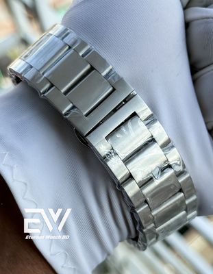 ARMANI CHAIN MATTE GRAY DIAL SILVER CASE_img_3