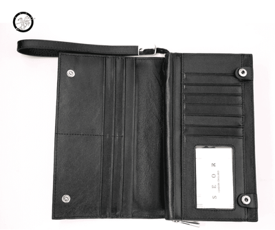 SEOR Luxury Leather Magnetic Clutch_img_3