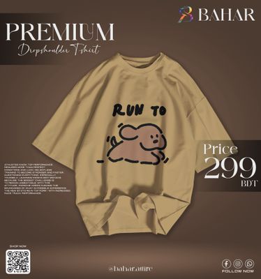 Drop Shoulder T-Shirt (Run to Puppies)_img_11