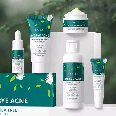 Laikou Tea Tree Bye Bye Acne Skincare Set – 5pcs_img_1
