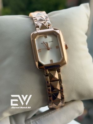 MICHAEL KORS CHAIN SQUARE WHITE DIAL RG BODY_img_0