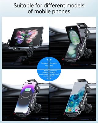 15W Car Wireless Charger Stand Phone Holder Mount_img_1