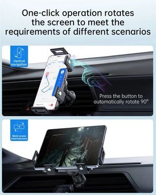 15W Car Wireless Charger Stand Phone Holder Mount_img_2