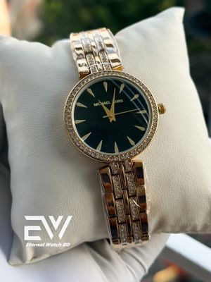 MICHAEL KORS CHAIN GOLD BODY BLACK DIAL_img_0