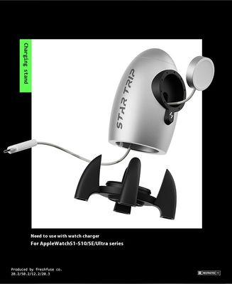 Aviation Aluminum Rocket Charging Bracket For Iwatch_img_2