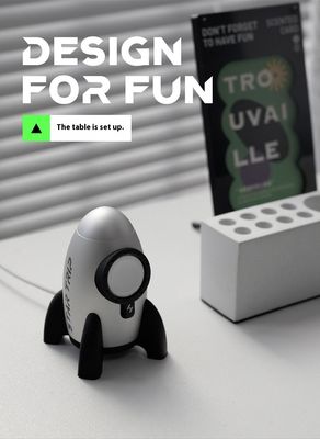 Aviation Aluminum Rocket Charging Bracket For Iwatch