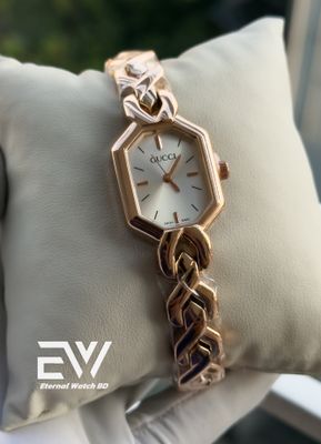 GUCCI CHAIN ROSE GOLD BODY WHITE DIAL_img_0