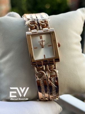 GUESS CHAIN ROSE GOLD BODY WHITE DIAL_img_0