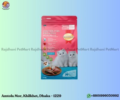 SmartHeart Kitten Cat Food Chicken, Fish, Egg & Milk 1.1kg_img_0